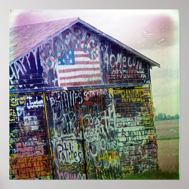 Graffiti Barn Poster (Front)