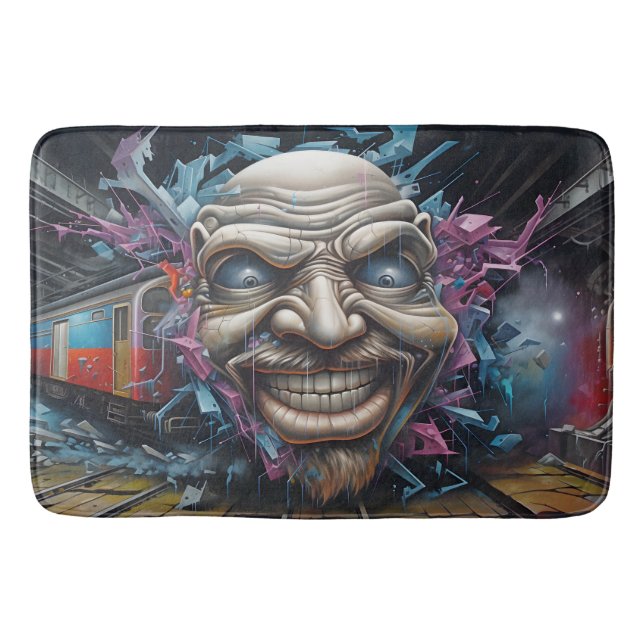Graffiti Bath Mat (Front)