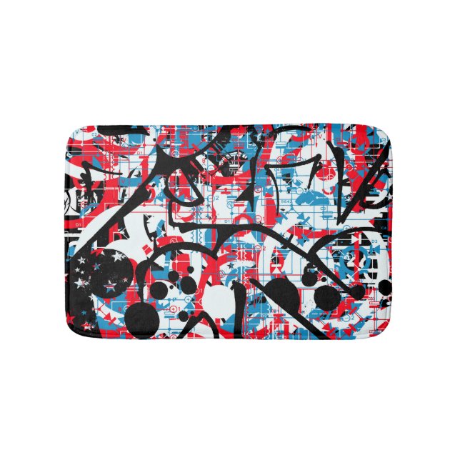 Graffiti Bath Mat (Front)