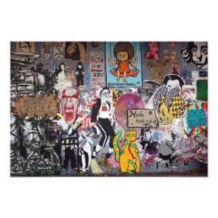 Graffiti, Berlin, Germany Photo Print
