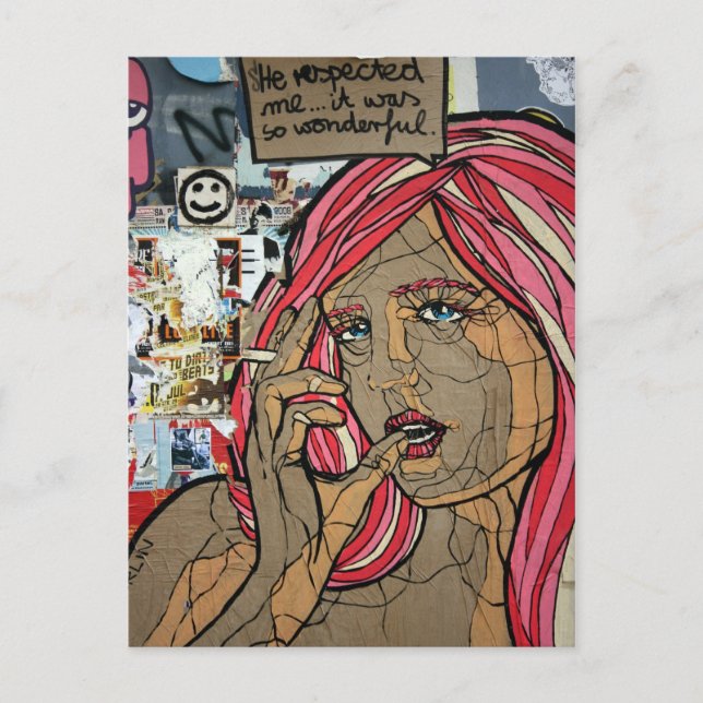 Graffiti, Berlin, Germany Postcard (Front)