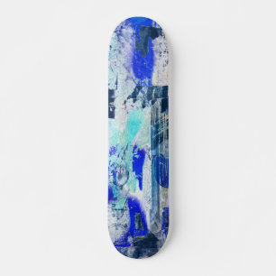 Graffiti Blue Skateboard
