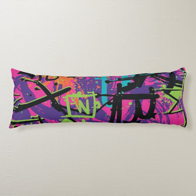 Graffiti Body Cushion (Front)