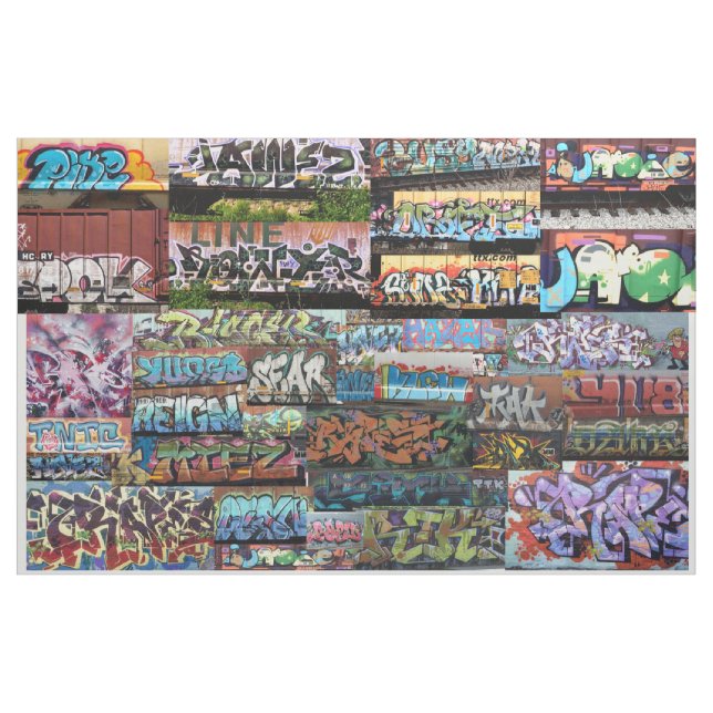 Graffiti bomb fabric (Yard)