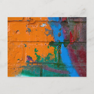 Graffiti Brick Postcard