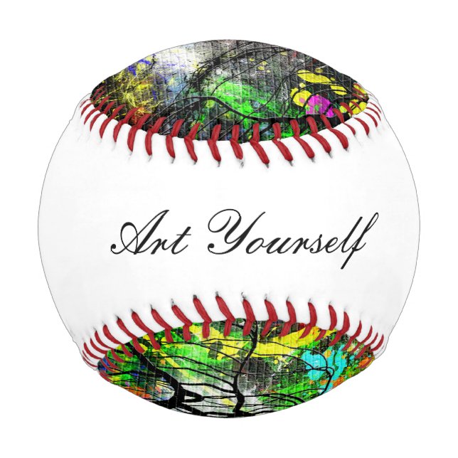 Graffiti Brick Wall Baseball (Back)