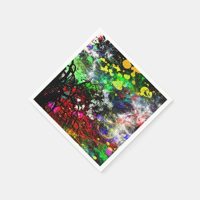 Graffiti Brick Wall Napkin (Corner)