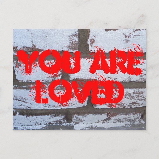 Graffiti Bricks Postcard (Front)