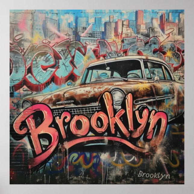 Graffiti Brooklyn Poster (Front)