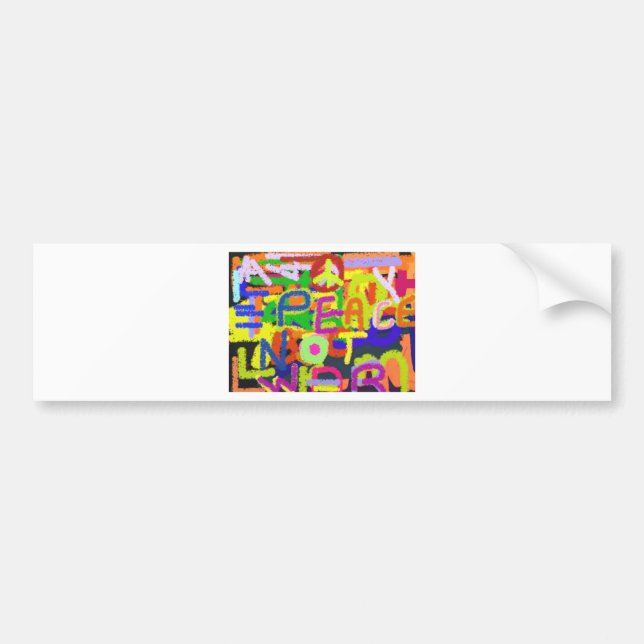 Graffiti Bumper Sticker (Front)