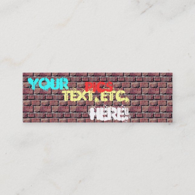 Graffiti Business cards (Front)