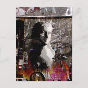Graffiti Bust Postcard