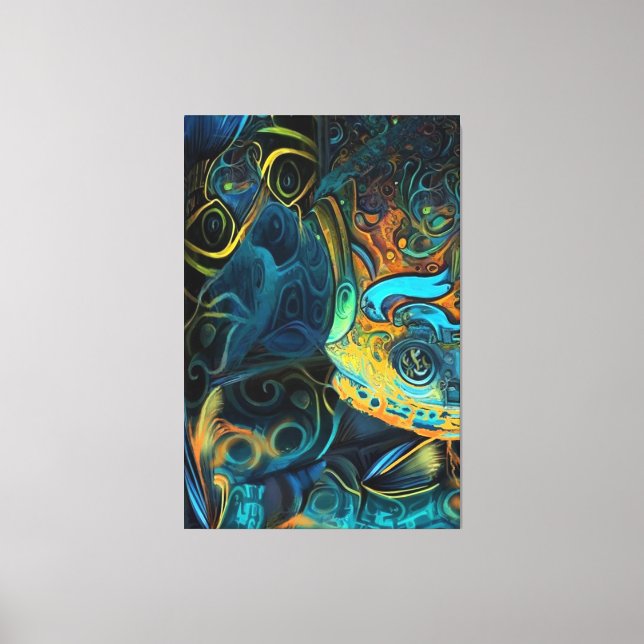 Graffiti Canvas Print (Front)