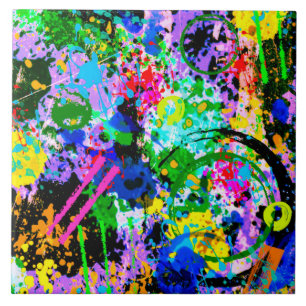 Graffiti Carnival 1 Tile