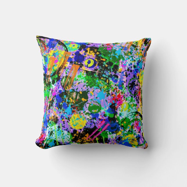 Graffiti Carnival Cushion (Front)