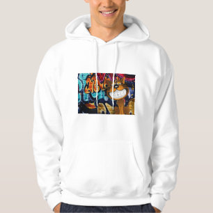 Graffiti cat image, hoodie !