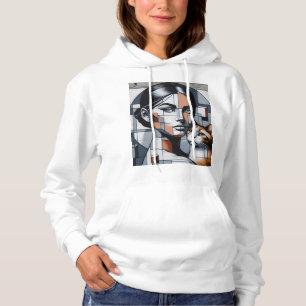 Graffiti Cat Lady Hoodie