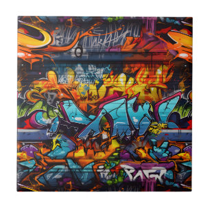 Graffiti Ceramic Tile