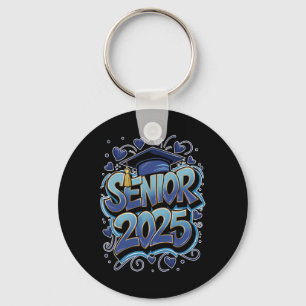 Graffiti Cl Of 2025 Senior 2025 Graduation Back To Key Ring