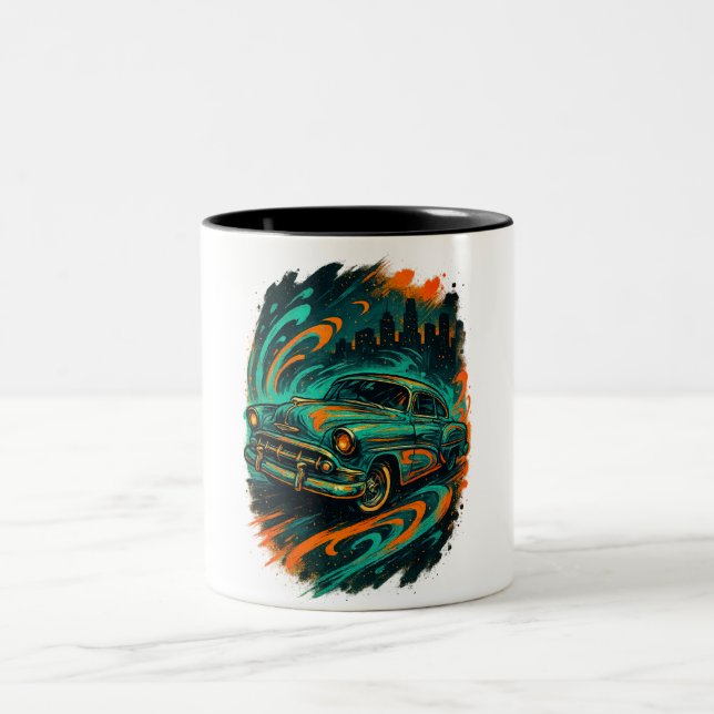 Graffiti Classic Car Mug (Center)
