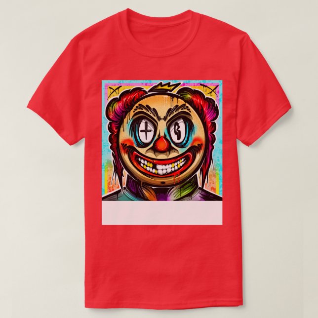 Graffiti Clown T-Shirt (Design Front)