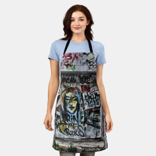 Graffiti Cool Modern Urban Street Art Apron