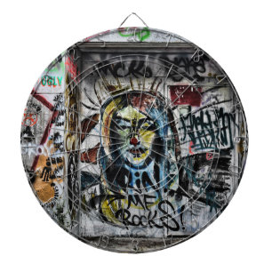 Graffiti Cool Modern Urban Street Art Dartboard