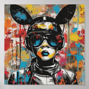 Graffiti Creative Colorful Wall Art Poster