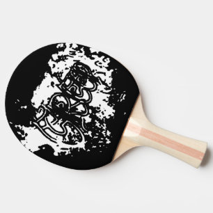 Graffiti Creep Ping Pong Paddle