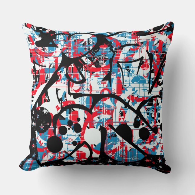 Graffiti Cushion (Front)