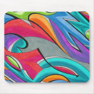 Graffiti Customisable Mouse Mat