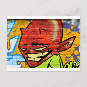 Graffiti Demon Postcard