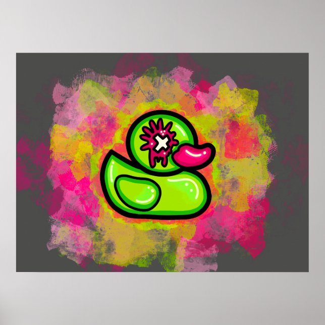 Graffiti Duck Poster (Front)