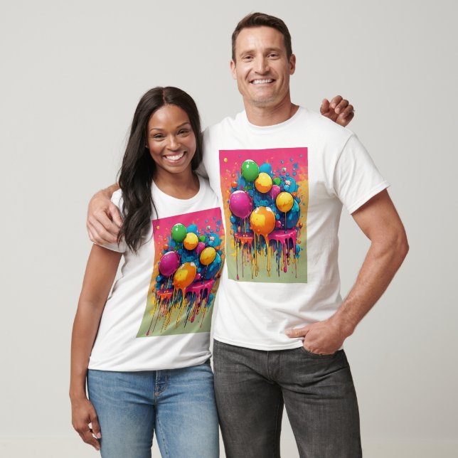 Graffiti Elegance: Hanna-Barbera's Art on Fordripp T-Shirt (Unisex)