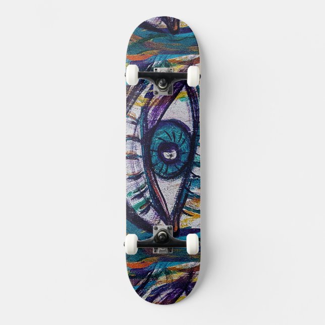 Graffiti Eye Skateboard (Front)