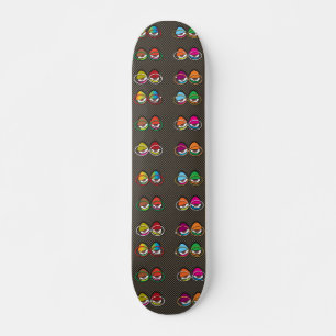 Graffiti Eyes Repeat Skateboard