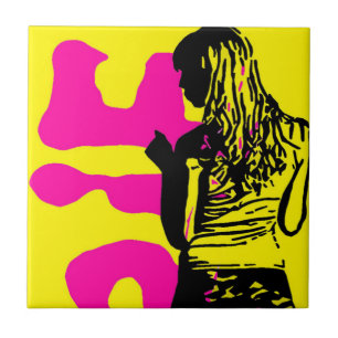 'Graffiti Fashion Art' Tile