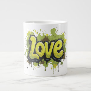 Graffiti Field of Endless Love Large Coffee Mug