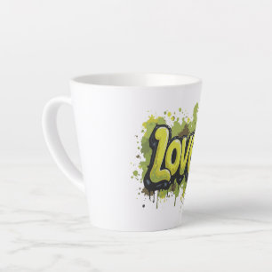 Graffiti Field of Endless Love Latte Mug
