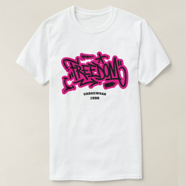 Graffiti Freedom T-Shirt (Design Front)