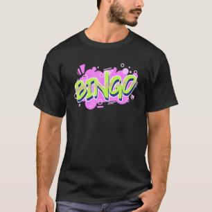 Graffiti Fun Bingo Bingo Game Night T-Shirt