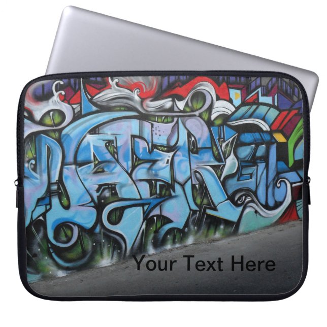Graffiti Fun Laptop Sleeve (Front)