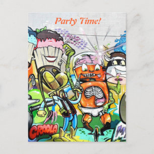 Graffiti Fun Postcard