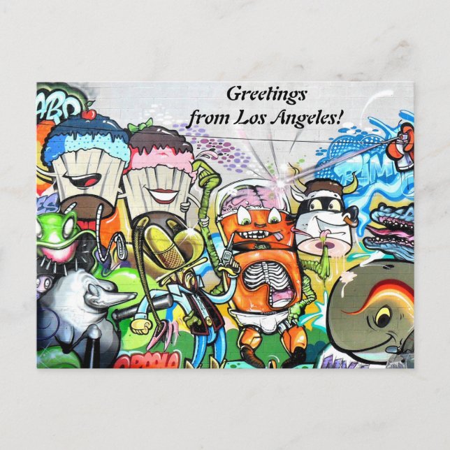 Graffiti Fun Postcard (Front)
