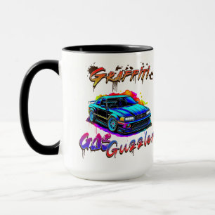GRAFFITI GAS GUZZLER - DRIFT CAR MUG