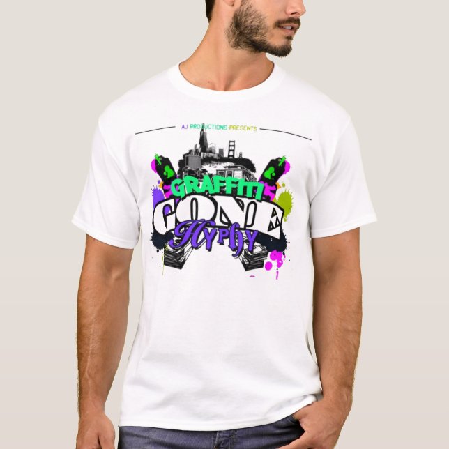 graffiti gone hyphy T-Shirt (Front)