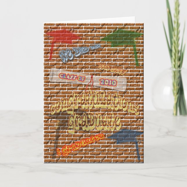 Graffiti Graduation Card (Front)