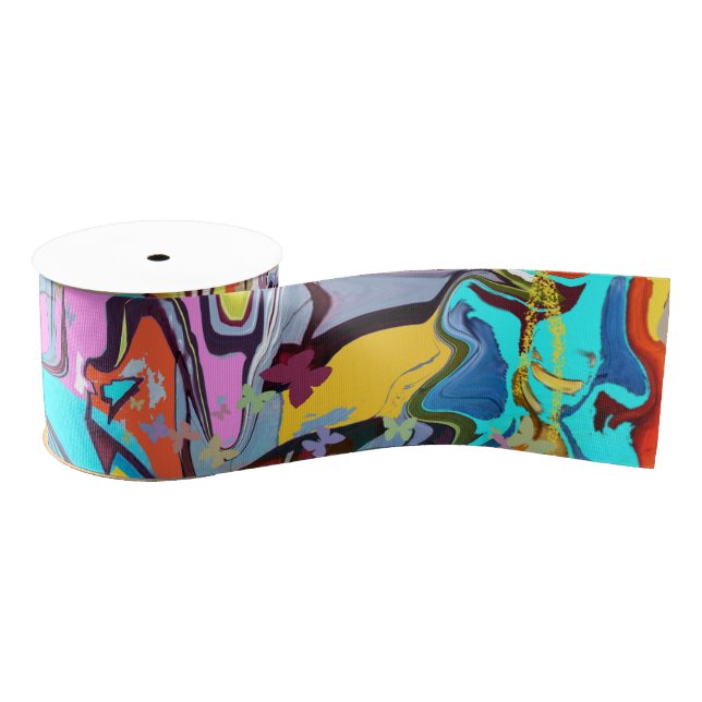 Graffiti Grosgrain Ribbon (Spool)