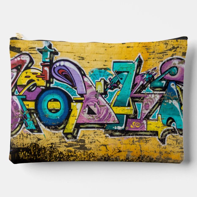 Graffiti, Grundarfjordur, Iceland Accessory Pouch (Front)