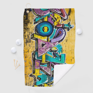 Graffiti, Grundarfjordur, Iceland Golf Towel